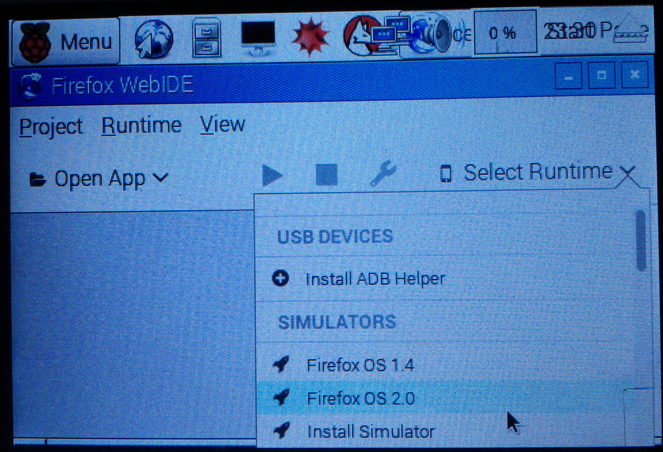Firefox OS simulator