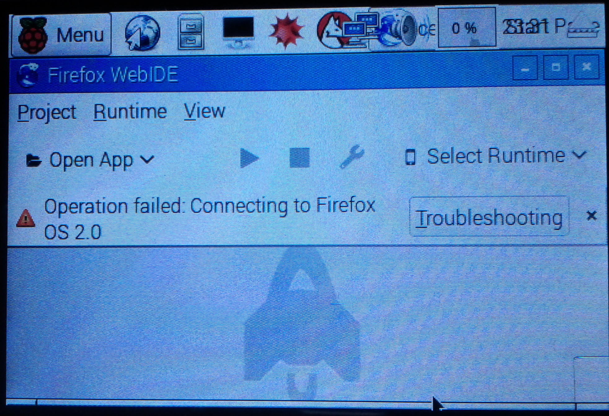 simulator error